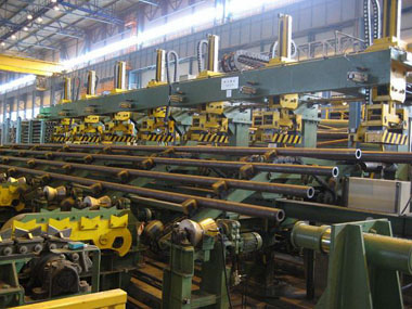 渭南无缝钢管厂家生产线